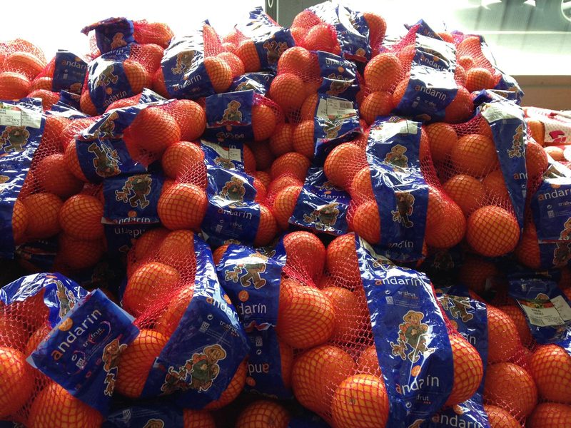 Clementinas envueltas premium